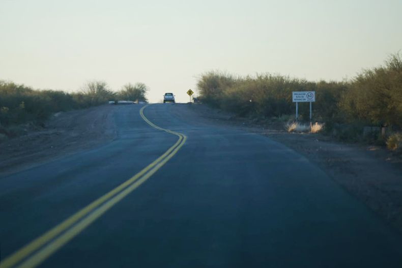Así quedó la Ruta Provincial 153 repavimentada.            