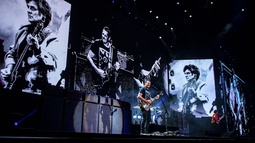 Mirá cómo prepara General Alvear el escenario para el toque de Divididos el 21