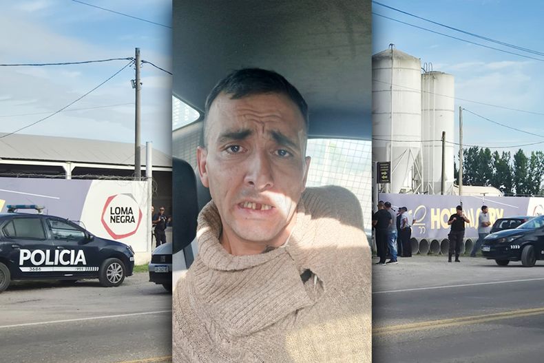 Importante despliegue policial en el ingreso a Tunuyán.&nbsp;