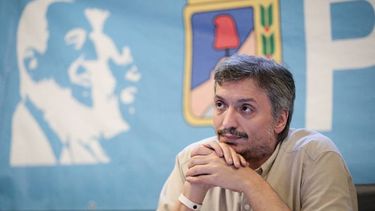 Máximo Kirchner brindó una entrevista.