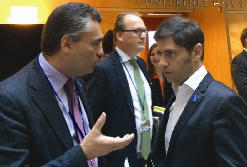 Dos figuras centrales: el ministro de Economía, Axel Kicillof, y el titular del Banco Central, Alejandro Vanoli.