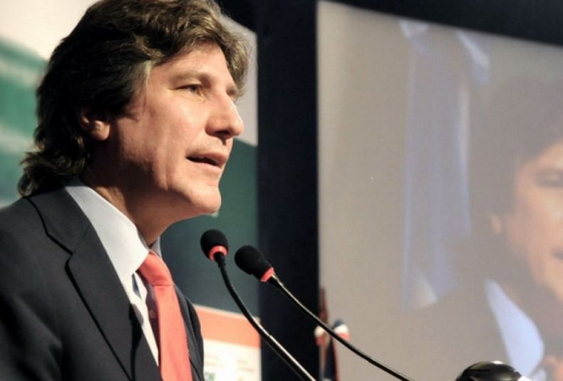 El todavía Ministro de Economía de la Nación y Vicepresidente electo, Amado Boudou.