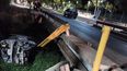 Un conductor volcó en Lavalle y terminó gravemente herido