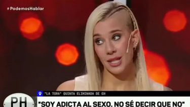 Soy adicta al sexo, no sé decir que no: dijo La Tora de GH.