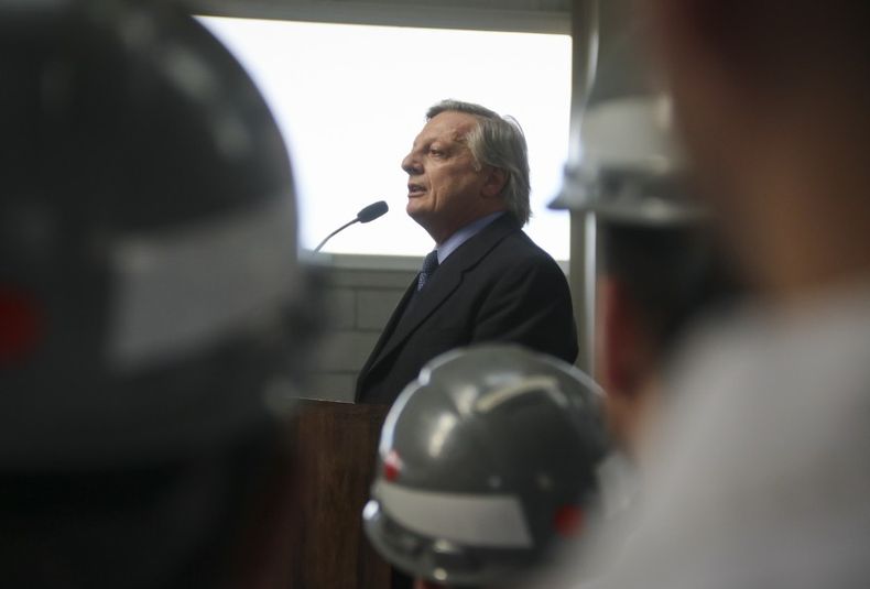 Aranguren, Cornejo y Pescarmona en IMPSA