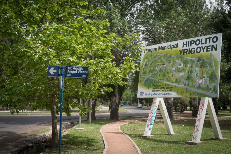 Parque Hipólito Yrigoyen de San Rafael, escenario de dos días inolvidables.