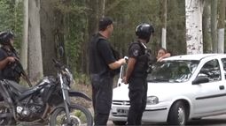 Operativo policial en Tunuyán.
