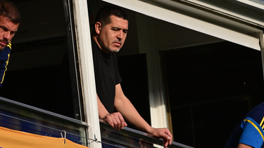 Juan Román Riquelme en cancha de Boca.
