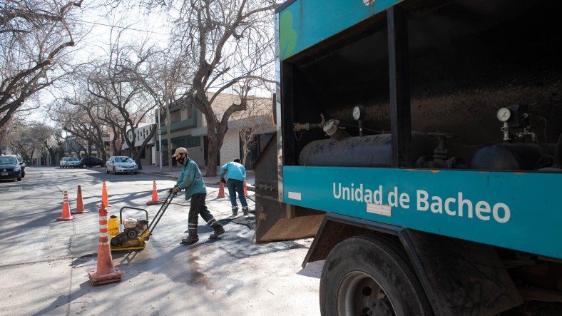 Bacheo de la Municipalidad de Mendoza.