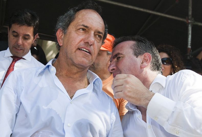Carrusel vendimia 2015 palco, Pepe Scioli, Paco Perez