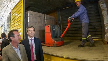Sitio Andino | Salida de tren con 24 palets con producción de seis bodegas de Mendoza