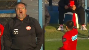 Ricardo Caruso Lombardi vio la roja.