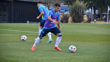 La Selección de fútbol sub-17 de Argentina se prepara con todo.