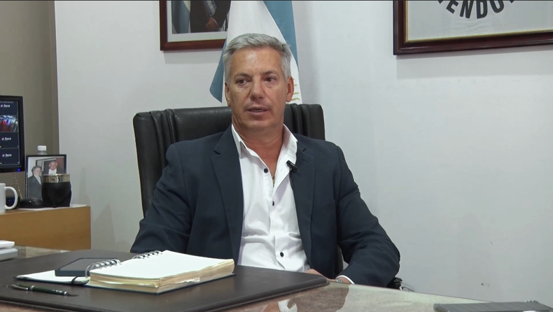 El intendente de General Alvear, Alejandro Molero