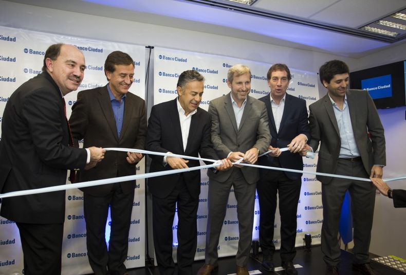 Inauguración banco Ciudad