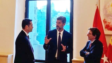 ulpiano suarez fue recibido por el alcalde de madrid
