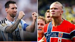 Lionel Messi y Erling Haaland quedaron del mismo lado del cuadro del Mundial 2026.