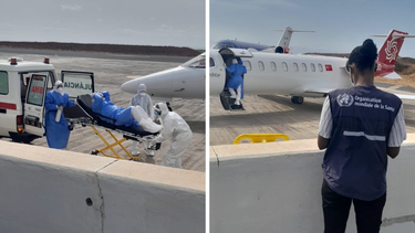 Brote de hantavirus en un crucero: un avión sanitario aterrizó de forma imprevista con pacientes Brote de hantavirus en un crucero: un avión sanitario aterrizó de forma imprevista con pacientes