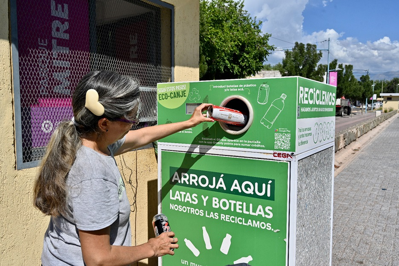 Ecocanje récord en Godoy Cruz.
