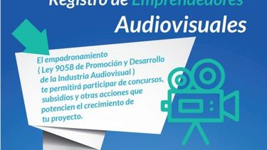 Economía habilitó el registro de emprendedores audiovisuales para fondos a la actividad