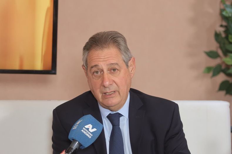 Omar Félix, intendente de San Rafael, en la previa al Almuerzo de las Fuerzas Vivas.