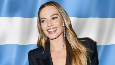 Margot Robbie de visita en Argentina.