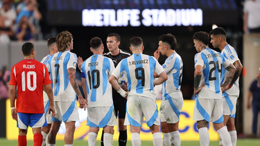 Matone ya estuvo en el duelo de la Copa América ante Chile.