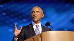Barack Obama cerró la segunda fecha de la Convención Demócrata y mostró su apoyo hacia un candidato