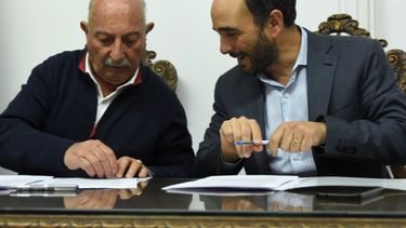 la dge firmo un convenio con la municipalidad de rivadavia