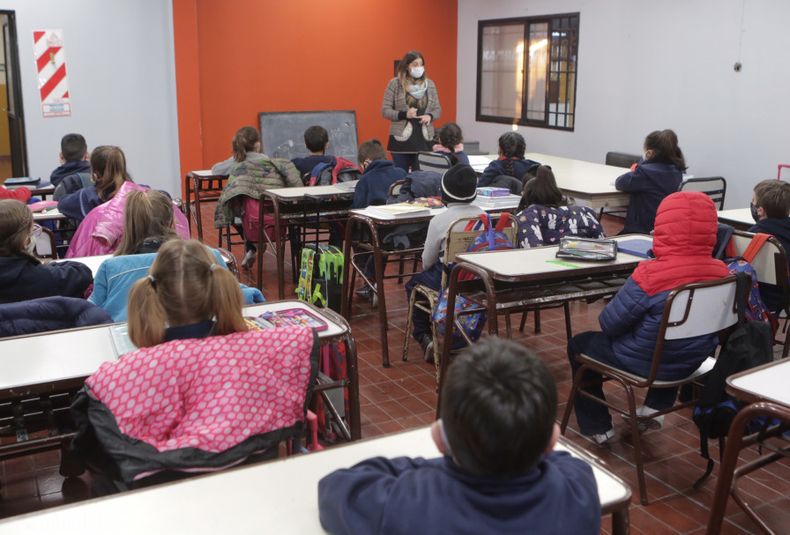 Comenzó la última etapa del ciclo lectivo 2021 con presencialidad absoluta, clases, clases presenciales, alumnos, colegio, niños, protocolo, colegio