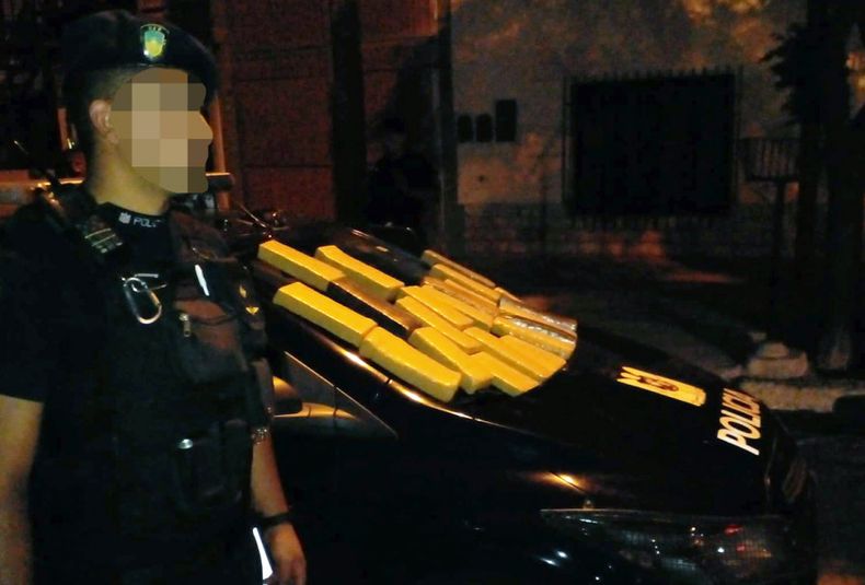 Secuestro droga las heras