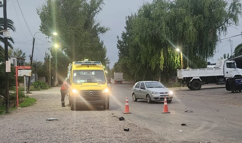 El accidente vial ocurrió en Buenos Vecinos y Buena Nueva, en Guaymallén.&nbsp;