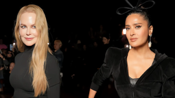 El incómodo cruce entre Salma Hayek y Nicole Kidman en la Semana de la Moda de París&nbsp;