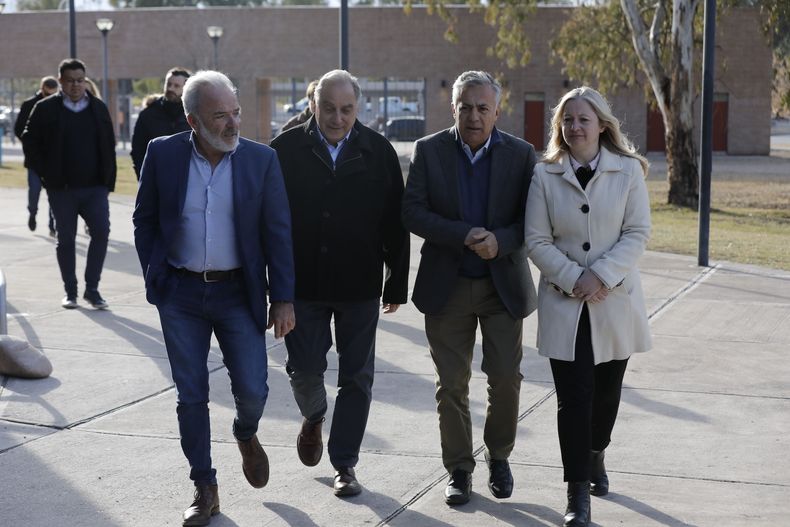 Alfredo Cornejo en San Rafael: defendió El Baqueano y celebró los resultados de Santa Fe.