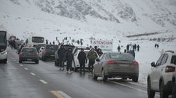 Los trabajos de Vialidad Nacional fueron suspendidos debido a la intensidad del temporal.