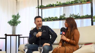 El funcionario nacional pasó por el stand de TVA General Alvear