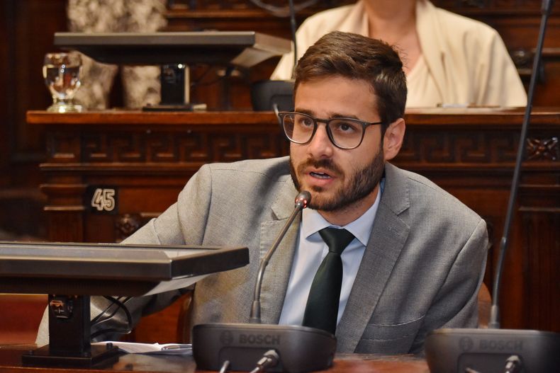 Emanuel Fugazzotto, diputado del Partido Verde.&nbsp;