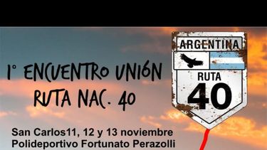 l Encuentro de motos Unión de la 40 en San Carlos