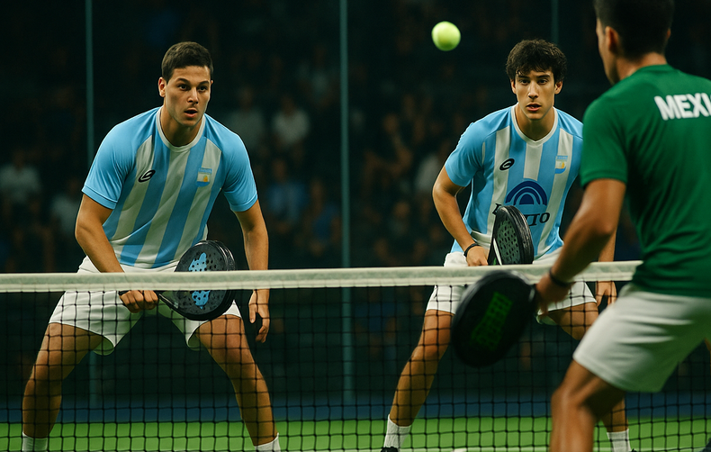 Argentina impuso su Pádel (Foto IA).