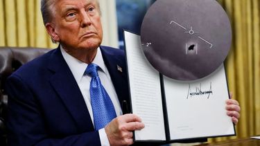 El presidente Donald Trump ordenó desclasificar archivos sobre OVNIs y vida extraterrestre. El presidente Donald Trump ordenó desclasificar archivos sobre OVNIs y vida extraterrestre.