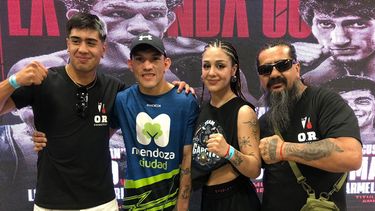 El Team García de Malargüe ya está en el Arena (Foto gentileza)