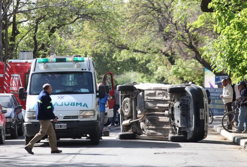 Vuelco en San Rafael