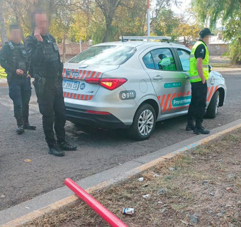 Personal policial y de Preventores de la Ciudad de Mendoza detuvieron al sujeto