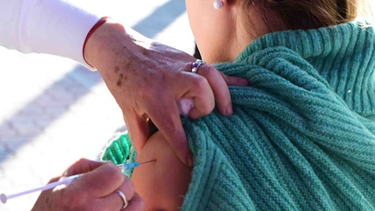 Vacunación antigripal en San Rafael.