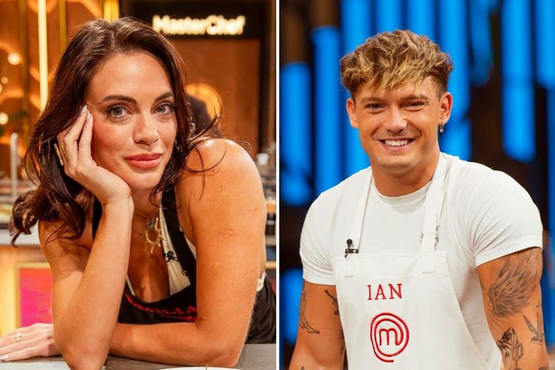 Emilia Attias e Ian Lucas recibieron las medallas en MasterChef Celebrity