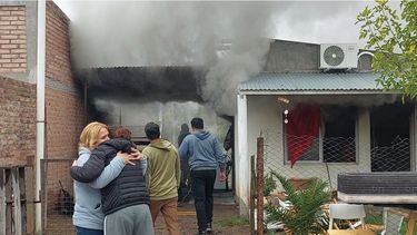 Un incendio en General Alvear volvió a golpear sus propiedades apenas horas después del primer hecho