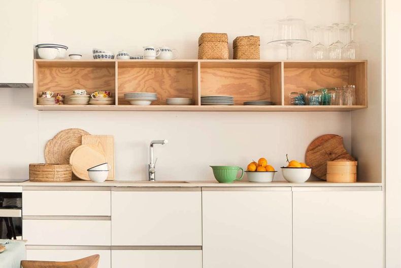Estanterías abiertas: la nueva tendencia para la cocina de casa Estanterías abiertas: la nueva tendencia para la cocina de casa