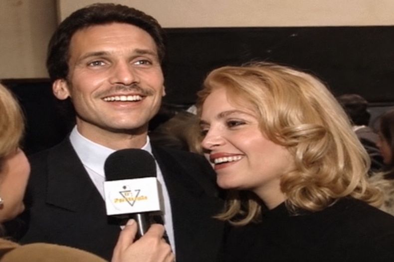 Marcela Ortiz junto a Raúl Taibo