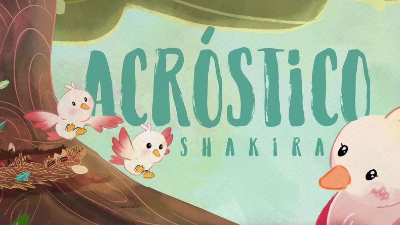La portada de Acróstico, lo nuevo de Shakira.