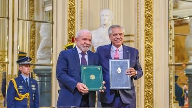 Los detalles del encuentro entre Alberto y Lula: flores y profundizar la relación